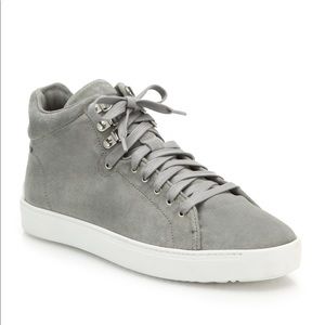 Rag & Bone grey suede high top sneakers